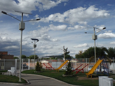 Solar Street Light Project in Ecuador