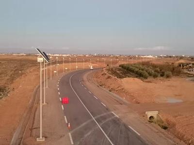 Solar Street Light Project in Ecuador