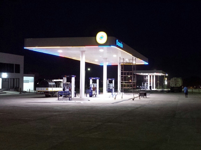 LED Canopy Light Project in Uruguay