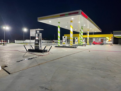 LED Gas Station Light Project In South Africa