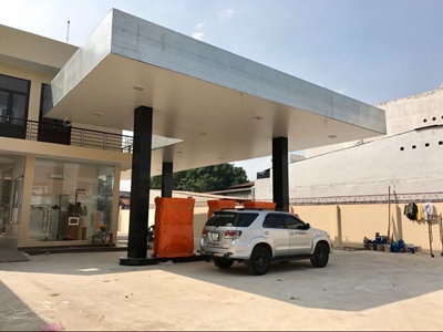 LED Gas Station Light Project In Ghana