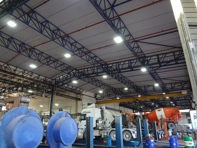 LED High Bay Light Project In Hungary