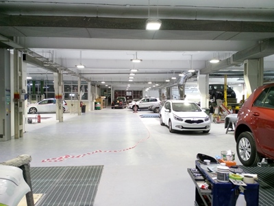 LED High Bay Light Project In Hungary