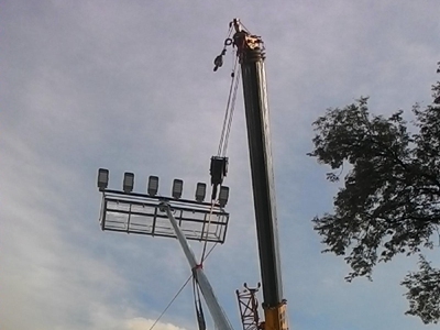 LED Flood Light Project In Greece