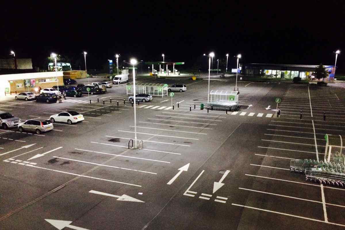 LED Parking Lot Light Project in the UK