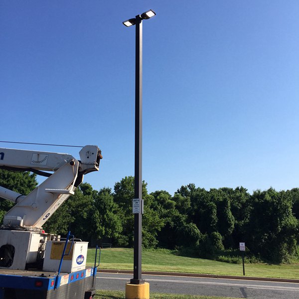 LED Parking Lot Light Project in the USA