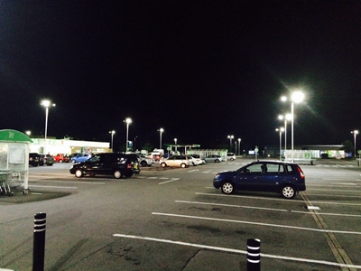 LED Parking Lot Light Project in the USA