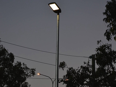 LED Parking Lot Light Project in the USA