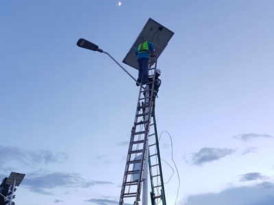 LED Garden Light Project In Colombia