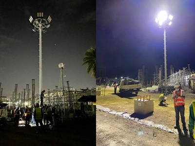LED Stadium Light Project In The Philippines