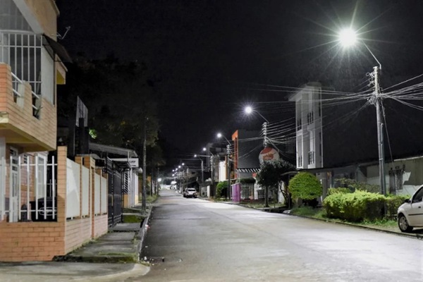 LED Street Light Project in Colombia