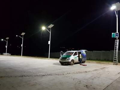 LED Street Light Project in Colombia