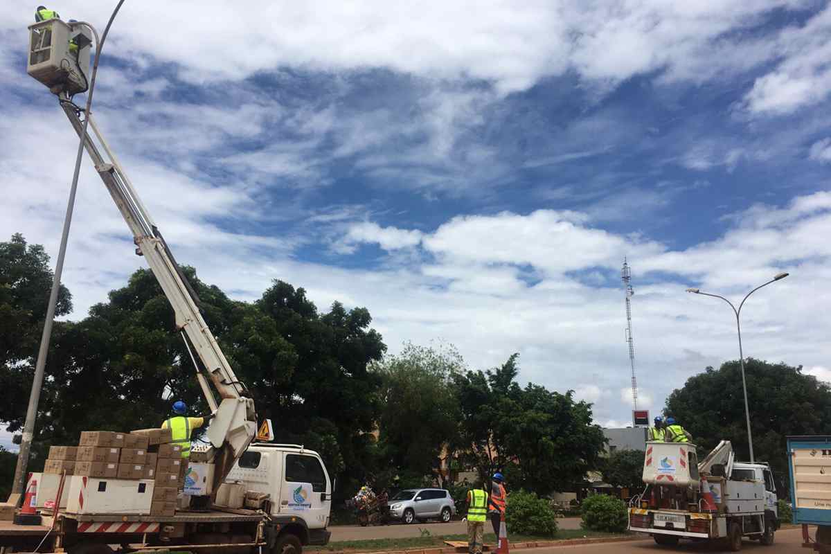 LED Street Light Project In Burkina Faso