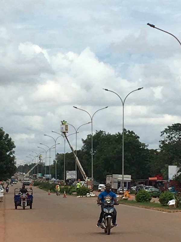 LED Street Light Project In Burkina Faso