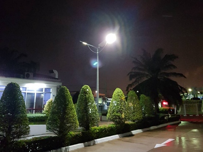 All In One Solar Street Light Project in UAE