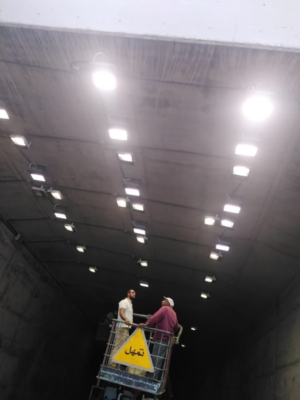 LED Tunnel Light Project In Jordan