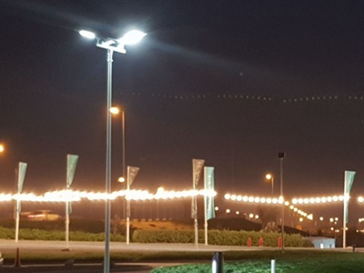 All-In-One Solar Street Light Project For City Street In UAE