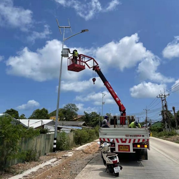 Solar LED Street Light Project In Thailand