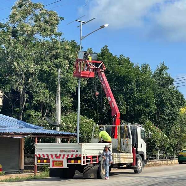 Solar LED Street Light Project In Thailand