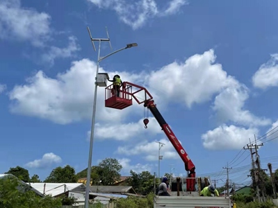 Solar LED Street Light Project In Thailand