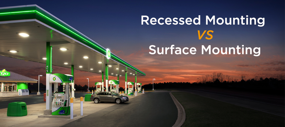 Differences Between Recessed Mounting and Surface Mounting