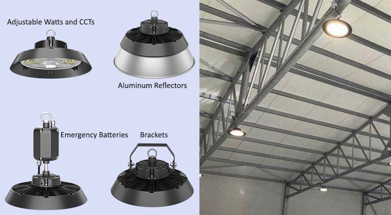 Types and applications of different LED high bay lights