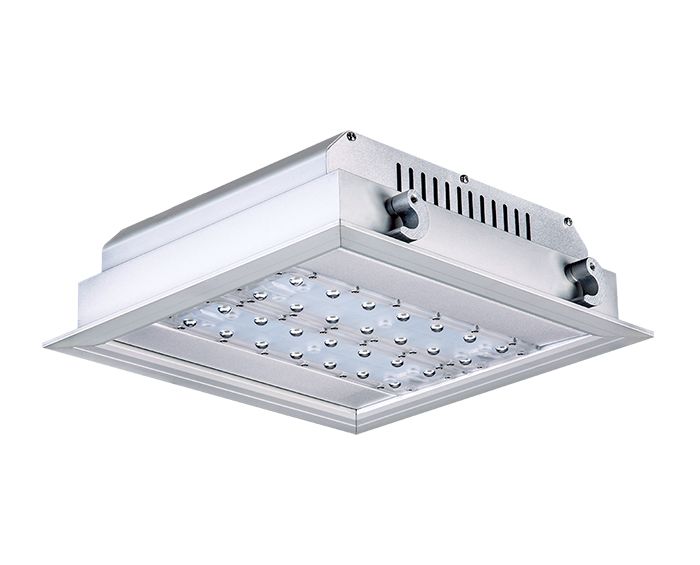 80w Gas Station Modular Design LED Canopy Light