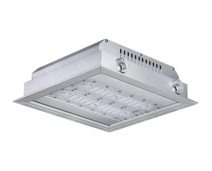 Economical 120w ATEX Recessed LED Gas Station Light