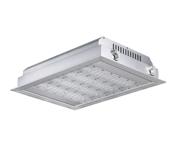CE approved 200w ATEX Recessed LED Petrol Station Light