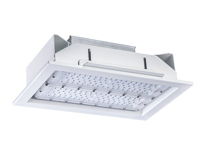 80w Recessed led petrol station lighting