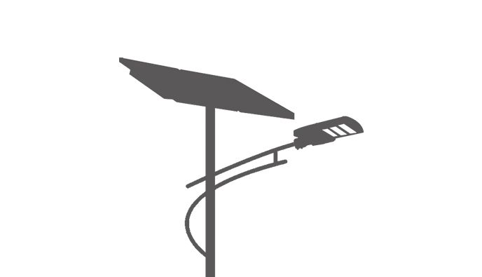 Split Solar Street Light