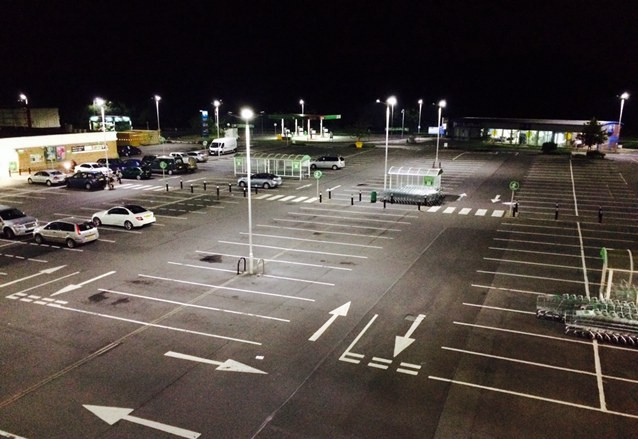 LED Parking Lot Light Project in the UK