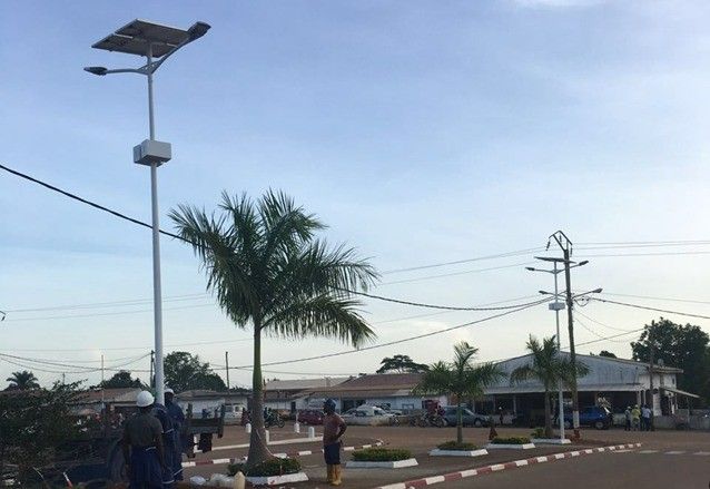Solar Street Light Project in Cameroon
