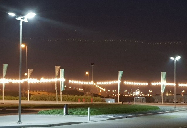 All In One Solar Street Light Project in UAE