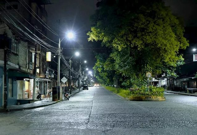 LED Street Light Project in Colombia