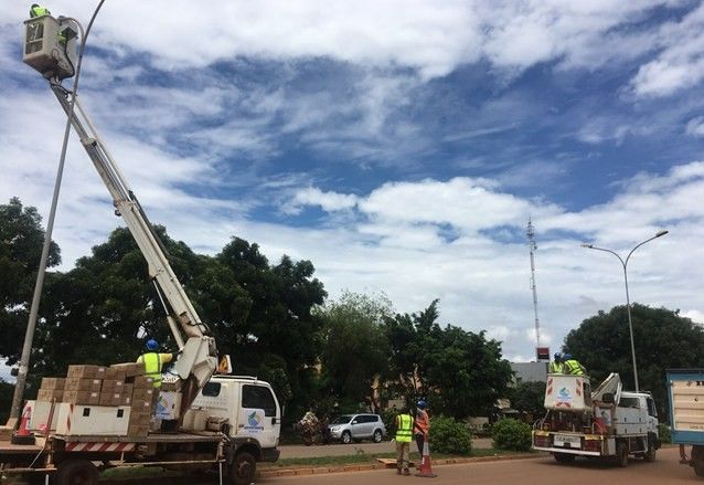 LED Street Light Project In Burkina Faso