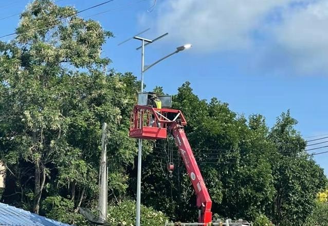 Solar LED Street Light Project In Thailand